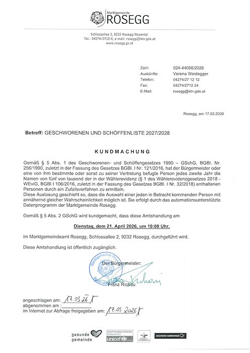 Schöffenermittlung 2027/2028