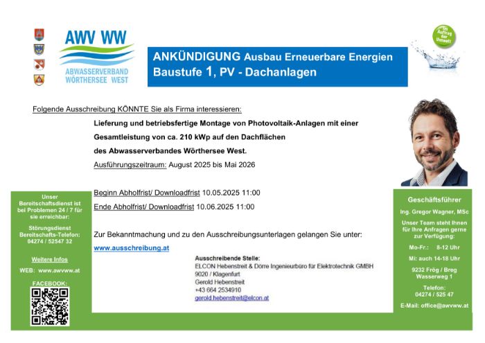 Pressebericht Abwasserreinigungsanlage Wörthersee West_ Ausbau Erneuerbare Energien Baustufe 1_.pdf