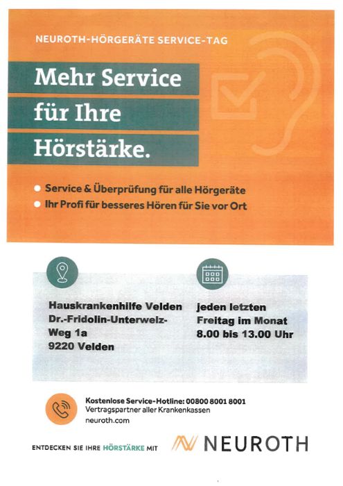 NEUROTH-HÖRGERÄTE SERVICE-TAG