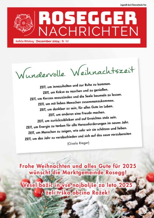 Gemeindezeitung 161 Dezember 2024