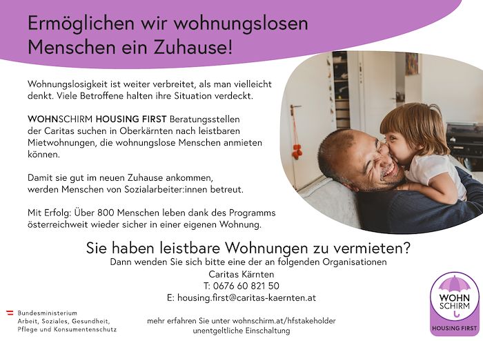 Caritas Kärnten Wohnschirm