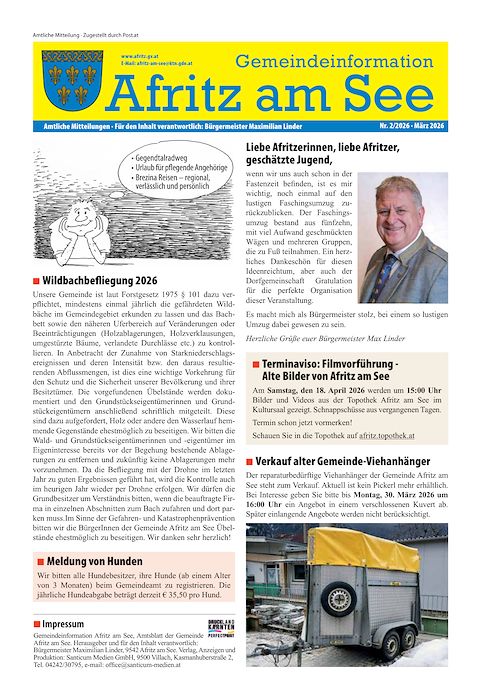 Gemeindeinformationsblatt März 2026