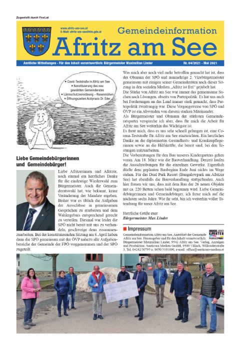 Gemeindeinformationsblatt Mai 2021