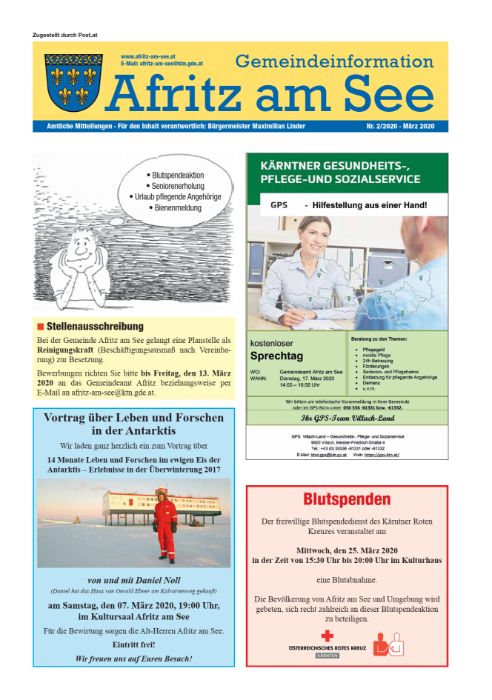 Gemeindeinformationsblatt März 2020