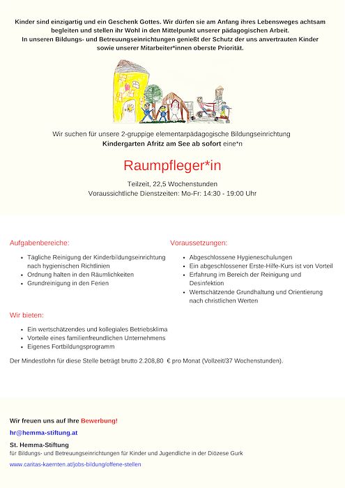Stellenausschreibung Raumpflege_22,5h_KDG Afritz a. S..pdf