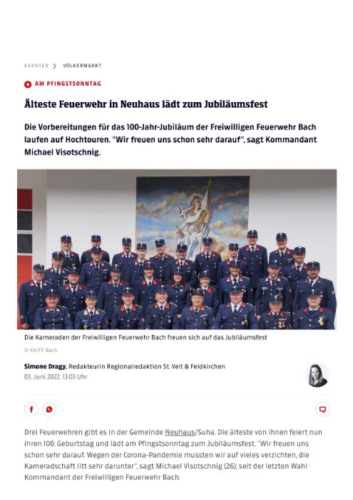 Am Pfingstsonntag_ Älteste Feuerwehr in Neuhaus lädt zum Jubiläumsfest _ Kleine Zeitung.pdf