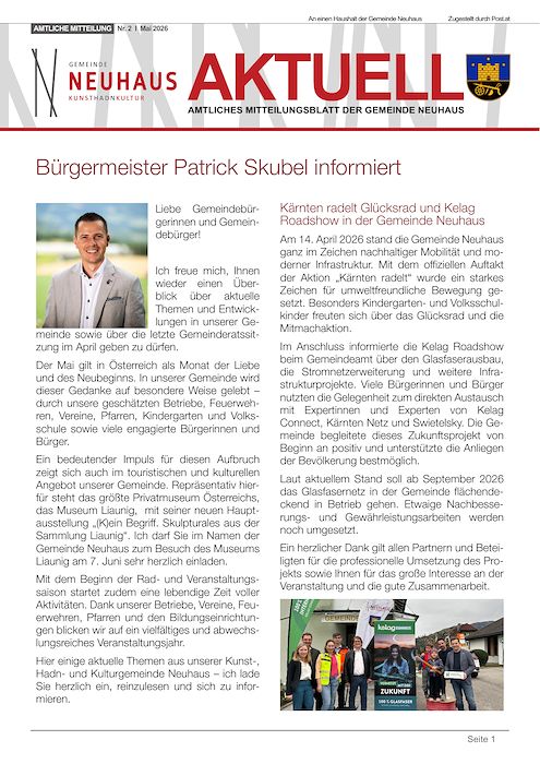 Gemeindezeitung Ausg. 2 - Mai 2026
