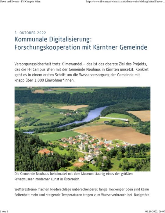 News und Events - FH Campus Wien_Kooperation Gemeinde Neuhaus.pdf